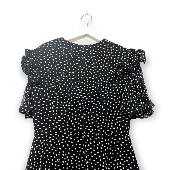 NWT KEEPSAKE THE LABEL Moonshine Dress In Black with Ivory Spots, Size XL‎ - Picture 9 of 13